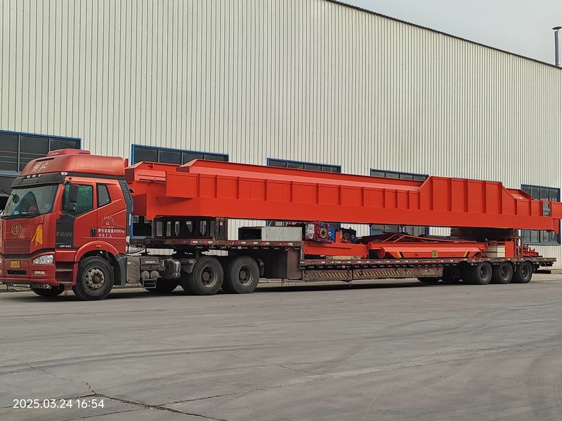 通用橋式起重機 QDXX32/5t—19.5m 電動單梁橋式起重機 2臺 LD10t—16.5m 制作完成，發往河北石家莊交付客戶使用。
